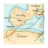 trade route map