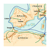 trade route map